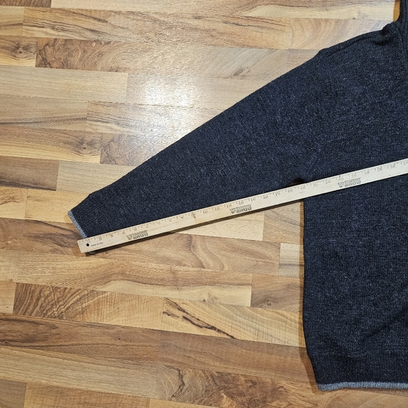 Aran Sweater Market Irish Wool Quarter Zip XL - Picture 7 of 9